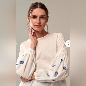 NWT SINSAY Embroidered Blouse